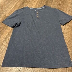 Sonoma Kids Heathered Blue Short Sleeve Tee